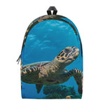 Sea Turtle Underwater Print Backpack