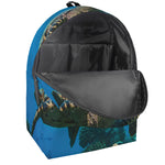 Sea Turtle Underwater Print Backpack