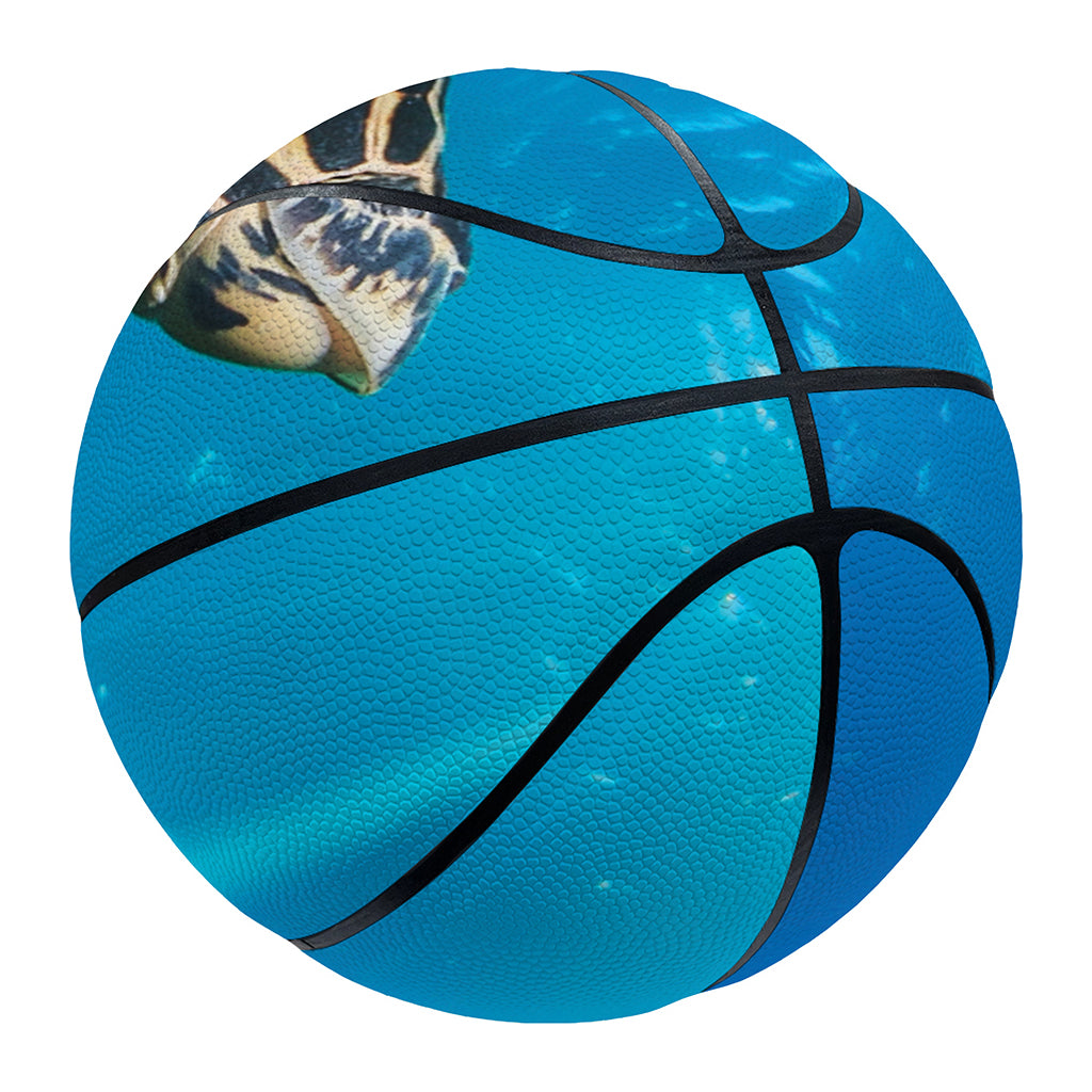 Sea Turtle Underwater Print Basketball