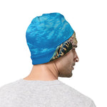 Sea Turtle Underwater Print Beanie