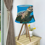 Sea Turtle Underwater Print Bell Lamp Shade