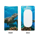 Sea Turtle Underwater Print Changing Pad Cover