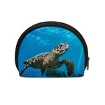 Sea Turtle Underwater Print Coin Purse