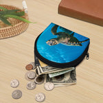Sea Turtle Underwater Print Coin Purse