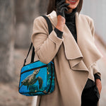 Sea Turtle Underwater Print Double Strap Bible Bag