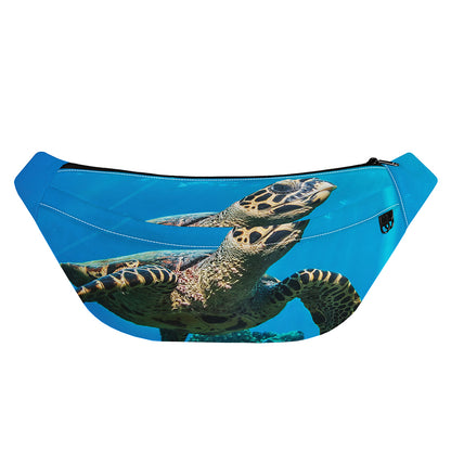 Sea Turtle Underwater Print Fanny Pack