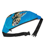 Sea Turtle Underwater Print Fanny Pack