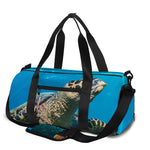 Sea Turtle Underwater Print Gym Bag