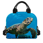 Sea Turtle Underwater Print Insulated Lunch Bag