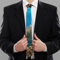 Sea Turtle Underwater Print Necktie