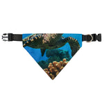 Sea Turtle Underwater Print Over The Collar Dog Bandana