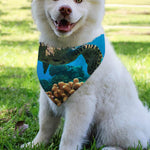 Sea Turtle Underwater Print Over The Collar Dog Bandana