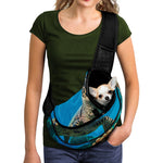 Sea Turtle Underwater Print Pet Sling Carrier