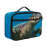 Sea Turtle Underwater Print Portable Lunch Bag