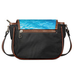 Sea Turtle Underwater Print Saddle Bag