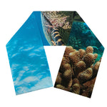 Sea Turtle Underwater Print Scarf