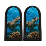 Sea Turtle Underwater Print Skillet Handle Cover