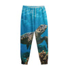 Sea Turtle Underwater Print Sweatpants