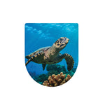 Sea Turtle Underwater Print Toilet Lid Cover