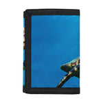 Sea Turtle Underwater Print Trifold Wallet