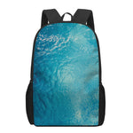 Sea Water Surface Print 17 Inch Backpack