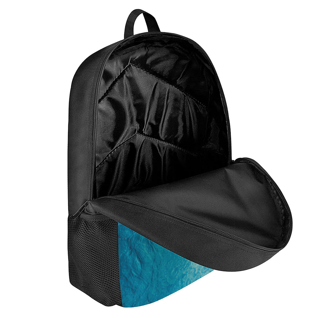 Sea Water Surface Print 17 Inch Backpack