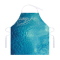 Sea Water Surface Print Adjustable Apron