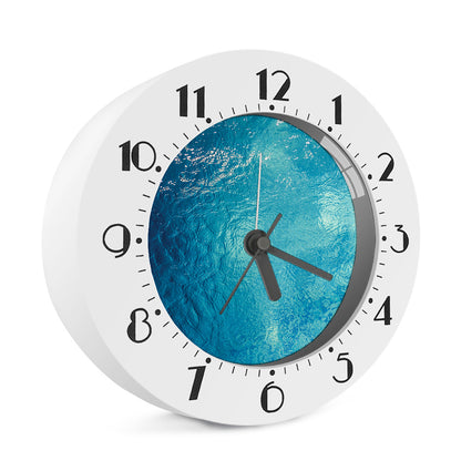 Sea Water Surface Print Alarm Clock