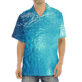Sea Water Surface Print Aloha Shirt