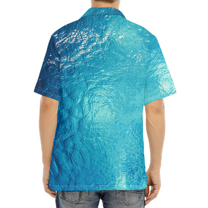 Sea Water Surface Print Aloha Shirt