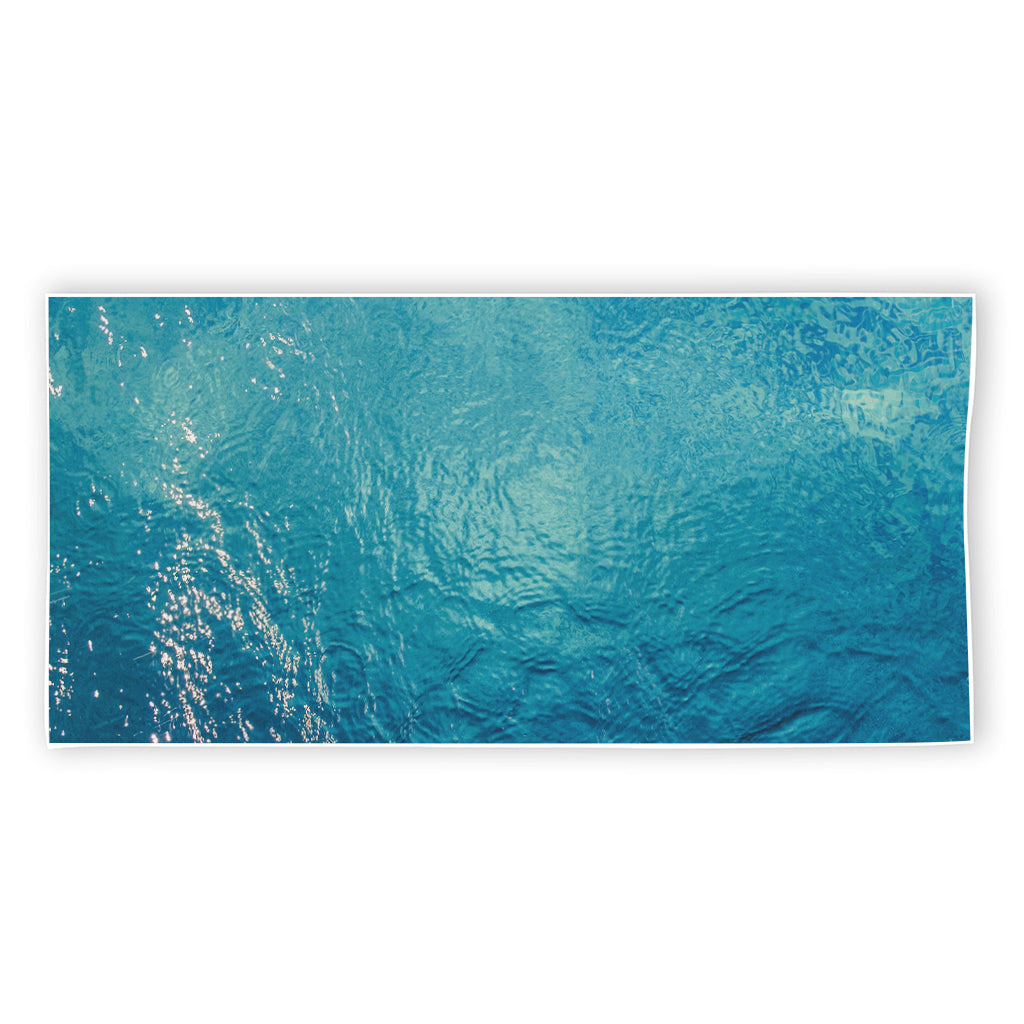 Sea Water Surface Print Beach Towel