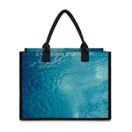 Sea Water Surface Print Canvas Tote Bag