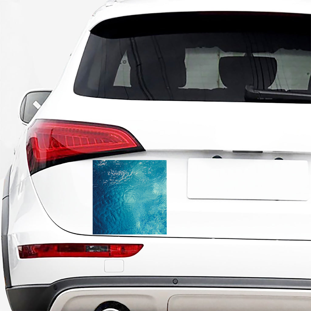 Sea Water Surface Print Car Sticker