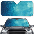 Sea Water Surface Print Car Windshield Sun Shade