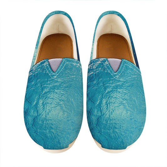 Sea Water Surface Print Casual Shoes