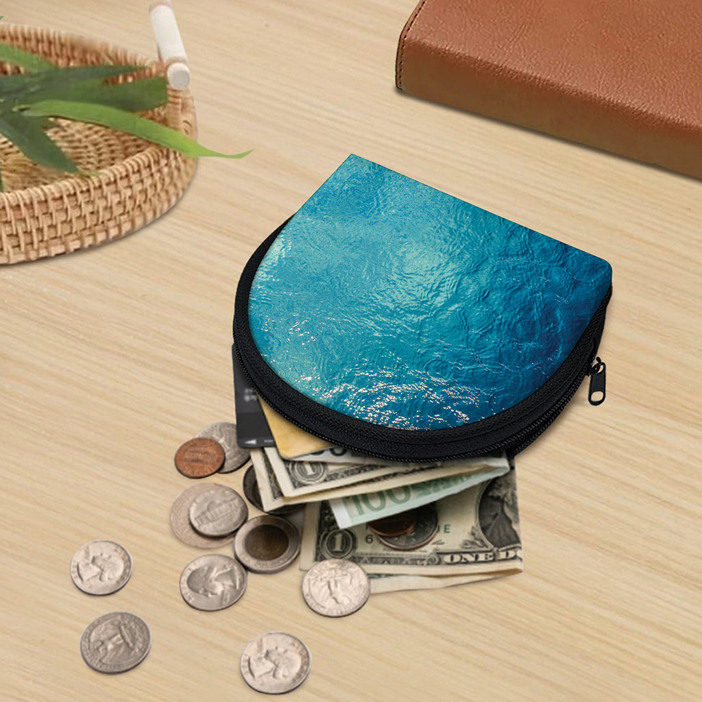 Sea Water Surface Print Coin Purse