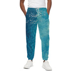 Sea Water Surface Print Cotton Pants