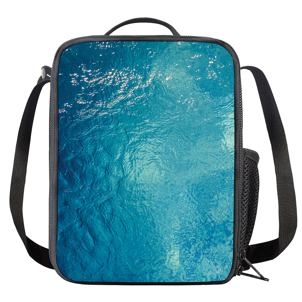 Sea Water Surface Print Crossbody Lunch Bag