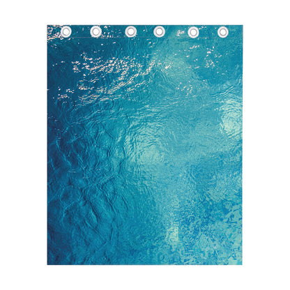Sea Water Surface Print Curtain