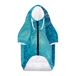 Sea Water Surface Print Dog Zip Up Hoodie
