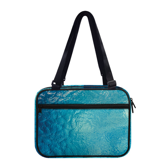 Sea Water Surface Print Double Strap Bible Bag