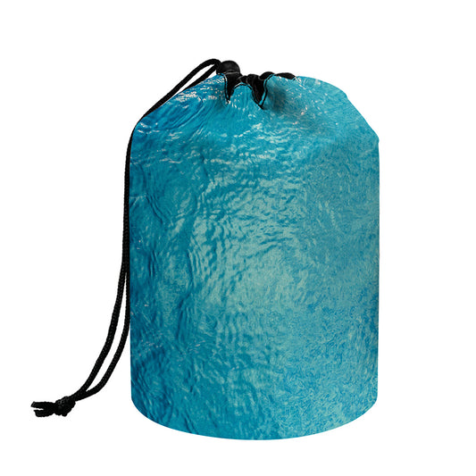 Sea Water Surface Print Drawstring Makeup Bag