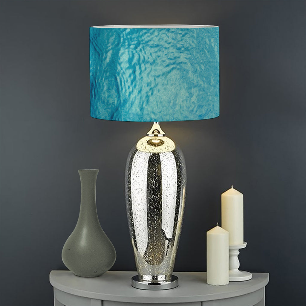 Sea Water Surface Print Drum Lamp Shade