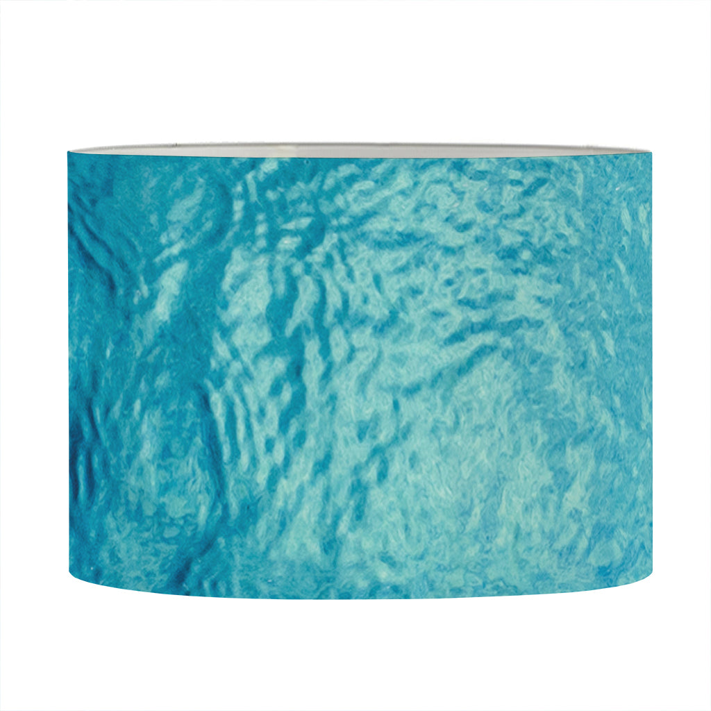 Sea Water Surface Print Drum Lamp Shade