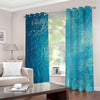 Sea Water Surface Print Extra Wide Grommet Curtains