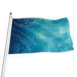Sea Water Surface Print Flag