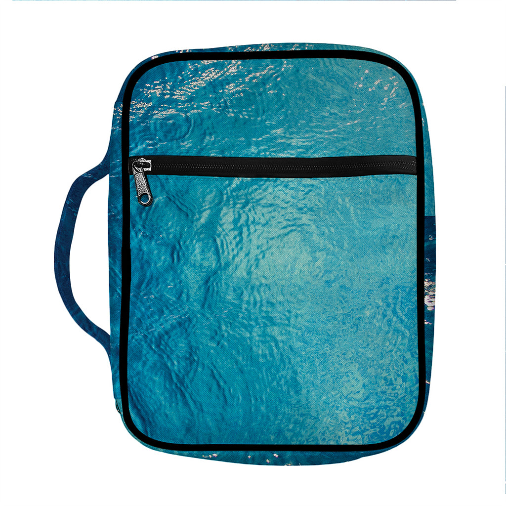 Sea Water Surface Print Front Pocket Bible Bag