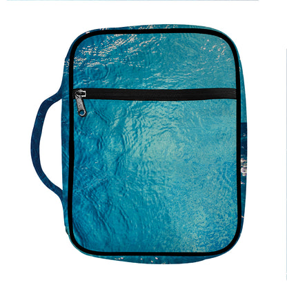 Sea Water Surface Print Front Pocket Bible Bag