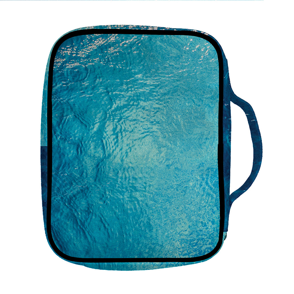 Sea Water Surface Print Front Pocket Bible Bag