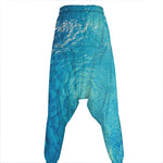 Sea Water Surface Print Hammer Pants